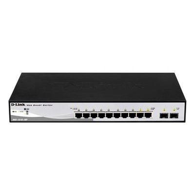 D Link DGS 1210 10PE Switch 8xGB PoE 2xSFP